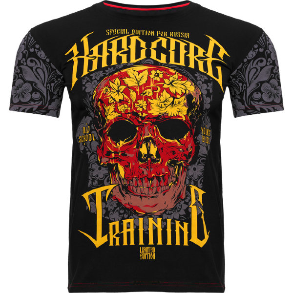 Футболка Hardcore Training Skull Folk Black