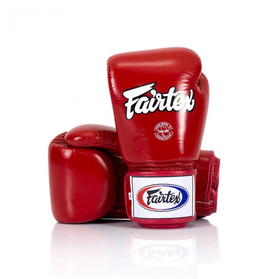 Боксерские перчатки FAIRTEX цвет красный