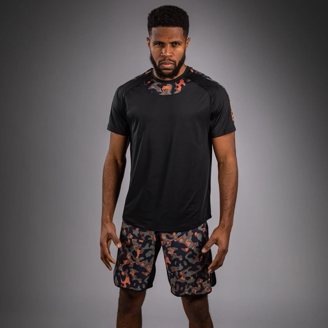 Футболка спортивная Venum Jungle Ops Black/ Canyon Camo