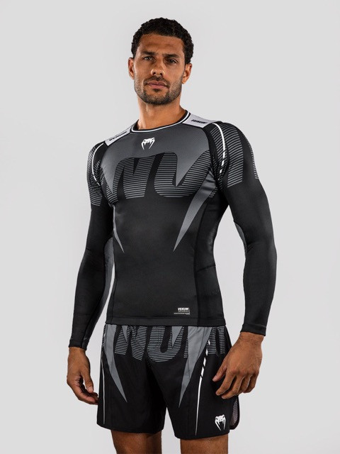 Рашгард Venum Adrenaline Black/Silver Grey L/S Рашгард Venum Adrenaline Black/Silver Grey L/S