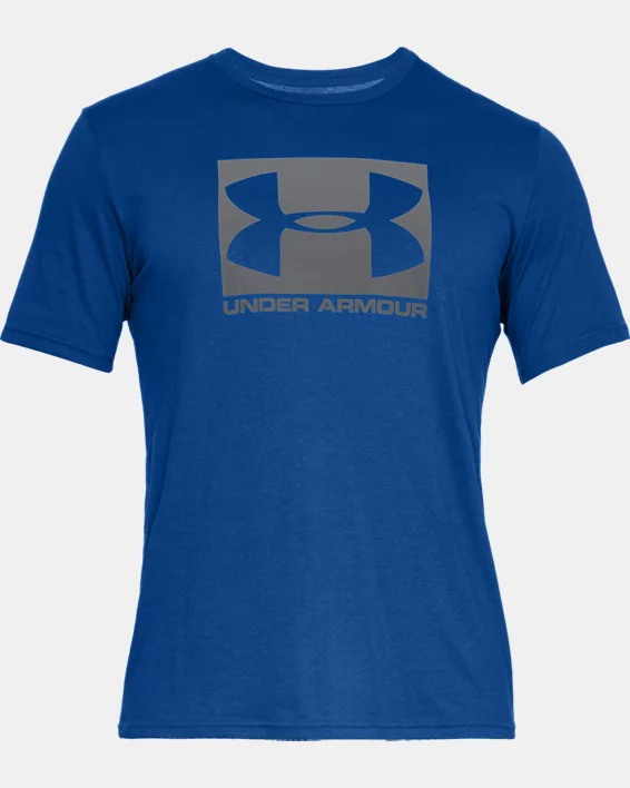 Футболка Under Armour UA Boxed Short Sleeve T-Shirt, Navy Футболка Under Armour UA Boxed Short Sleeve T-Shirt, Navy