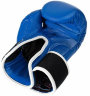 Перчатки боксёрские винил 80 (Синий)