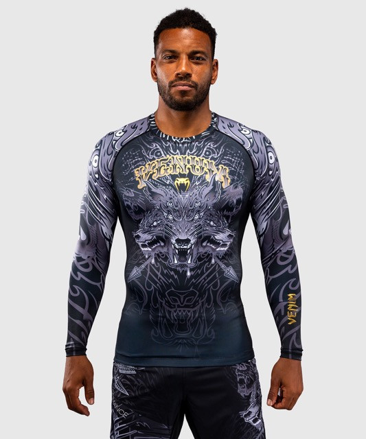 Рашгард Venum Wolf Atak Black/Grey L/S Рашгард Venum Wolf Atak Black/Grey L/S