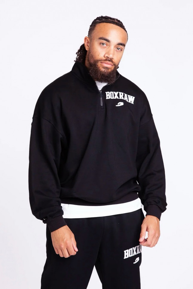 Зип-свитшот East Street 1/4 Zip, Черный