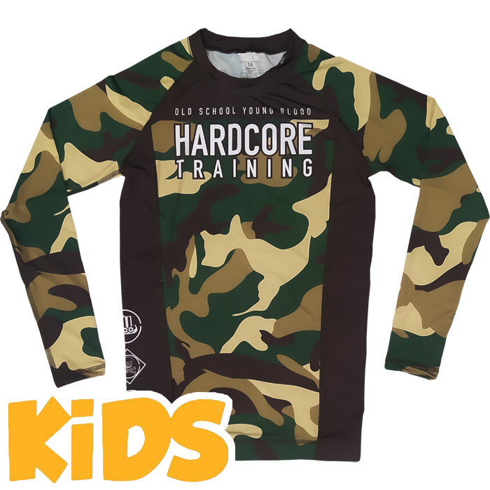 Детский рашгард Hardcore Training Forest Camo