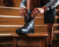 Боксерки TITLE Boxing High-Top Leather Boxing Shoes, Black