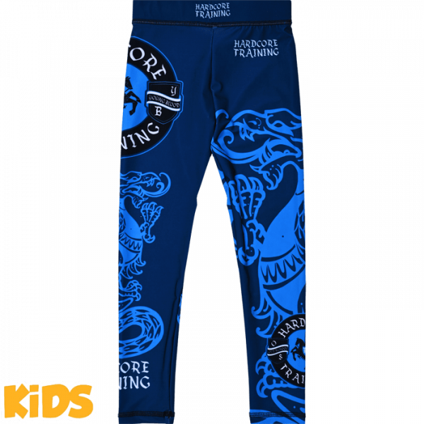 Детские компрессионные штаны Hardcore Training Heraldry Blue