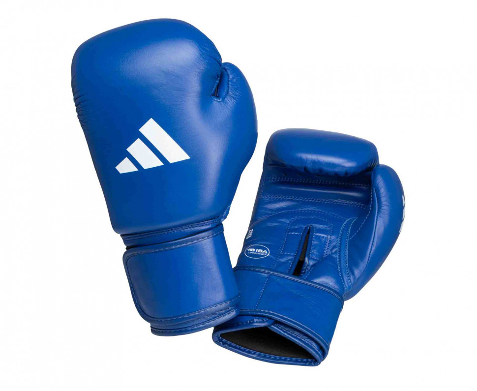 Перчатки боксерские Adidas IBA, синие