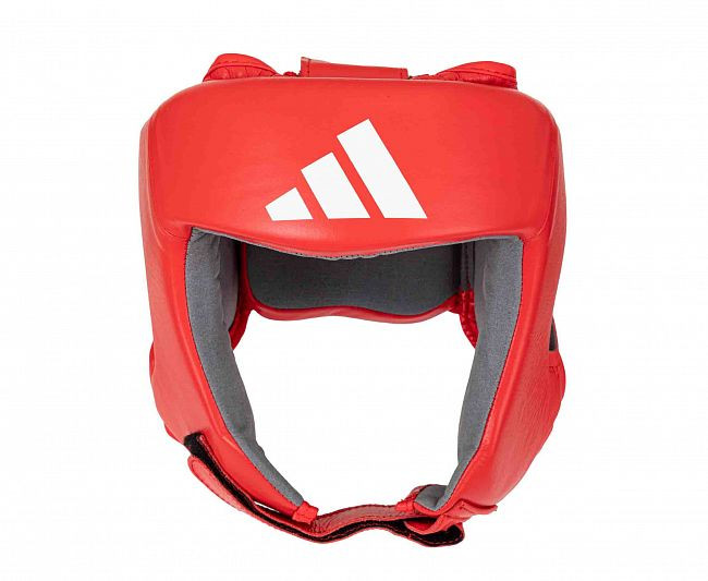 adiIBAH1 Шлем Adidas боксерский IBA, красный