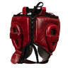 Шлем Title Blood Red Leather Sparring