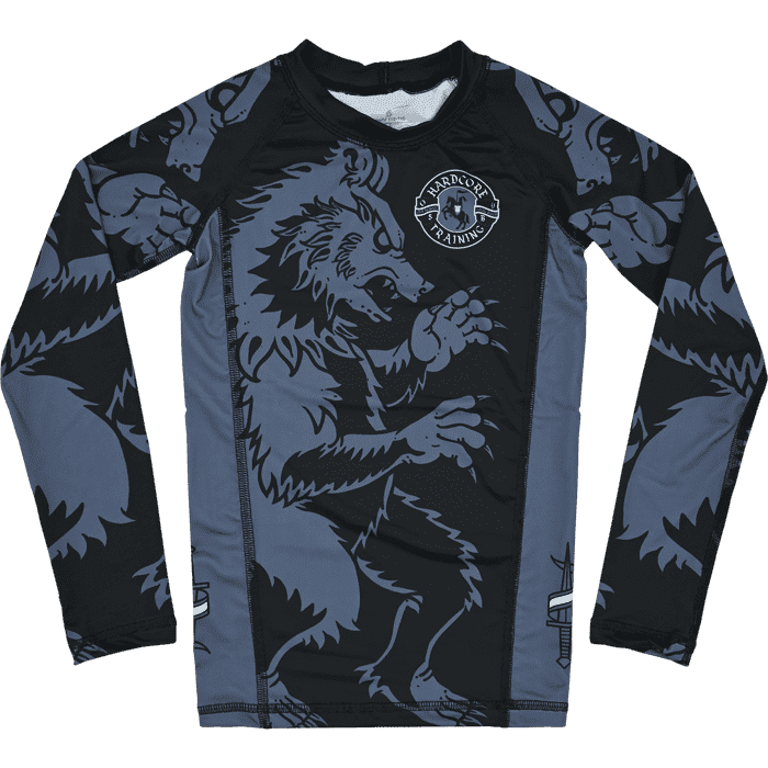 Детский рашгард Hardcore Training Heraldry Black LS