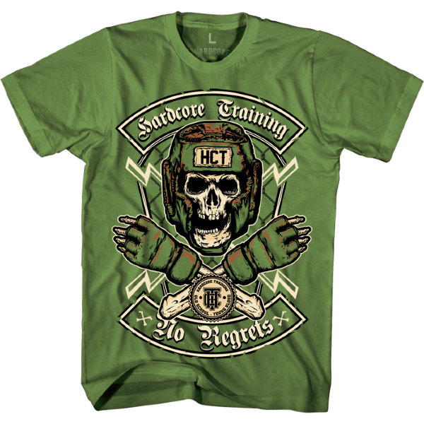 Футболка Hardcore Training No Regrets Olive
