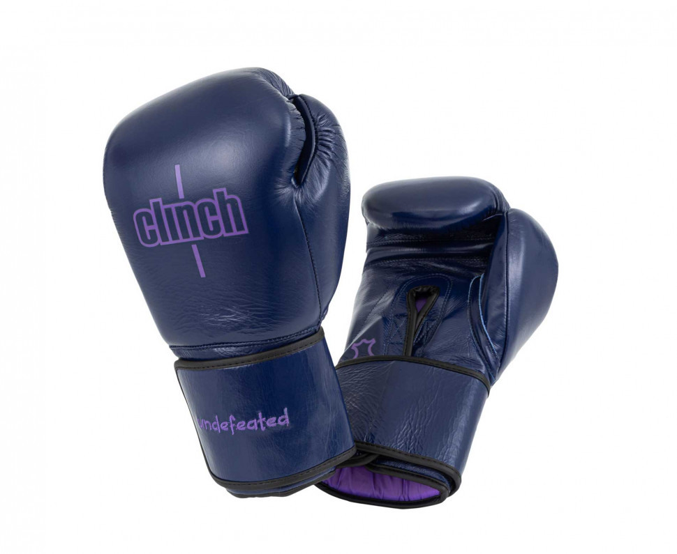 C161 Перчатки боксерские Clinch Undefeated темно-синие