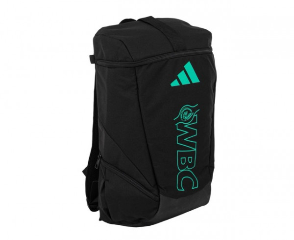 adiACC090WBC-M Рюкзак Sport Backpack Boxing WBC M черно-зеленый