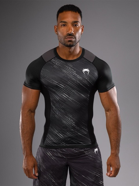 Рашгард Venum Rapid Black/Storm Grey S/S