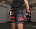 Перчатки TITLE MMA Conflict Pro Fight Gloves BK/WH/RD Перчатки TITLE MMA Conflict Pro Fight Gloves BK/WH/RD