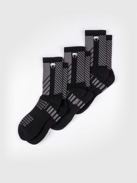 Носки высокие Venum Vector Black/Grey 3 пары