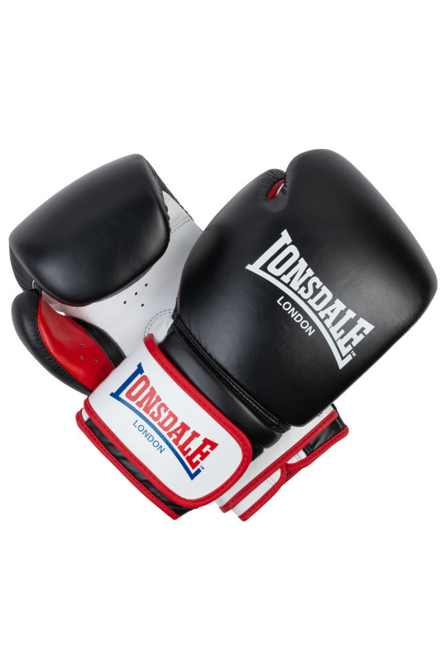 Перчатки тренировочные Lonsdale Winestone черн/бел/красн.