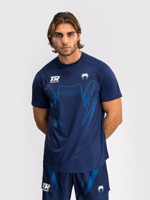 Футболка спортивная Venum Top Rank Original Navy Blue