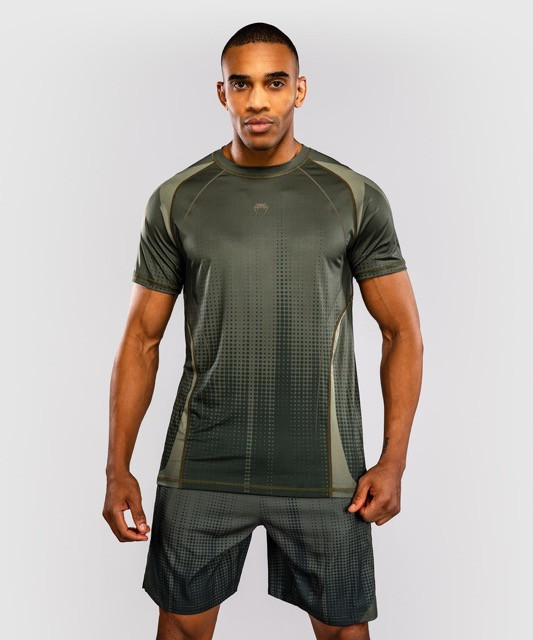 Футболка спортивная Venum Stealth Khaki/Dark Green
