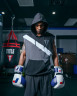 Безрукавка с капюшоном TITLE Boxing Split Combat Sleeveless Black/Grey