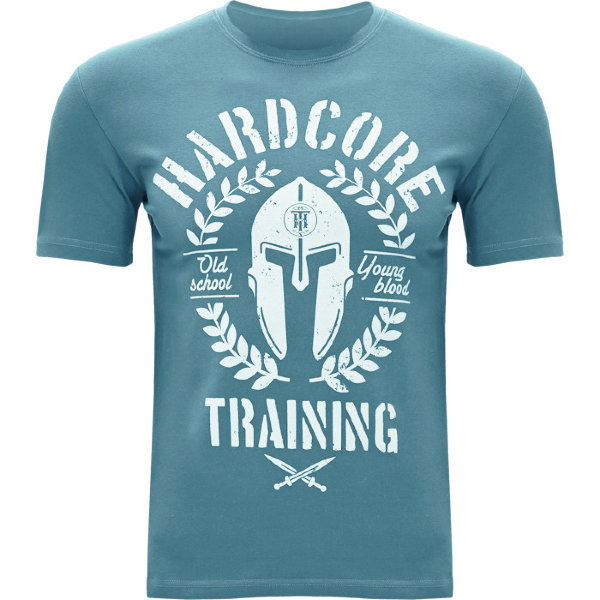 Футболка Hardcore Training Helmet Blue Turquoise