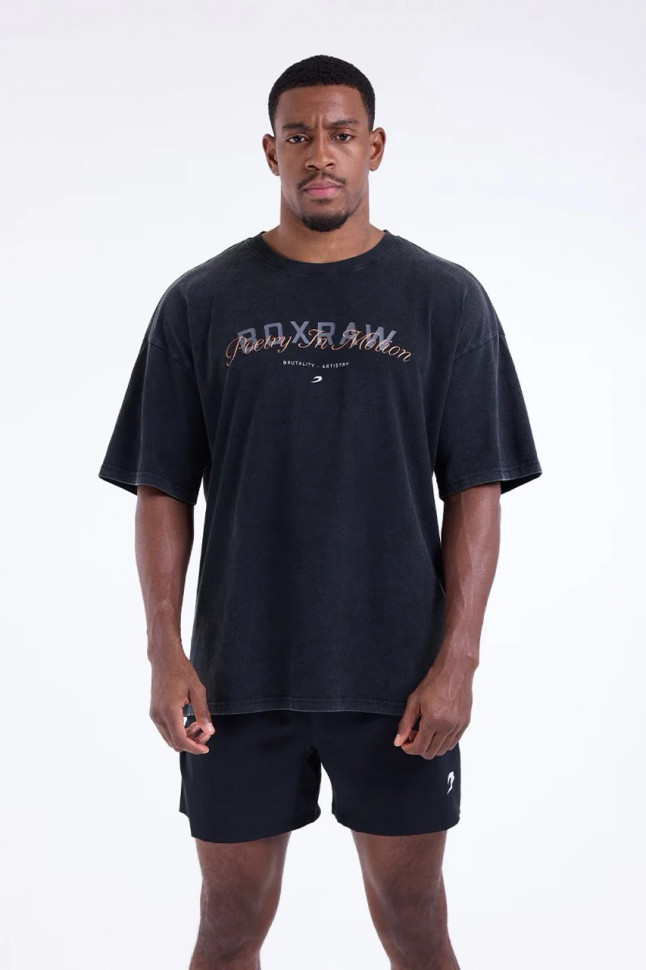 Футболка Poetry In Motion Oversized, Черный