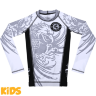 Детский рашгард Hardcore Training Heraldry White LS