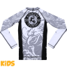 Детский рашгард Hardcore Training Heraldry White LS