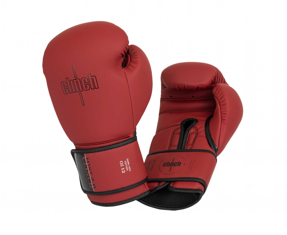 C183 Перчатки боксерские Clinch Mist 2.0 темно-красные