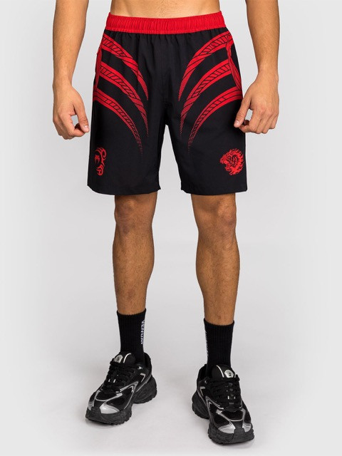 Шорты спортивные Venum X Mike Tyson "Everyone has a plan" Black/Red Шорты спортивные Venum X Mike Tyson "Everyone has a plan" Black/Red