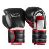 Перчатки боксерские AML Boxing Star (искусственная кожа, черный/белый)