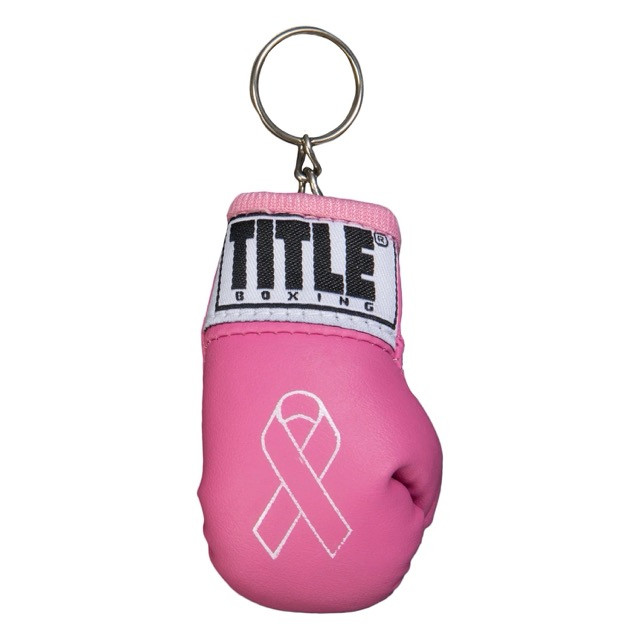 Брелок TITLE Boxing Breast Cancer Awareness Boxing Glove Keyring роз. Брелок TITLE Boxing Breast Cancer Awareness Boxing Glove Keyring роз.