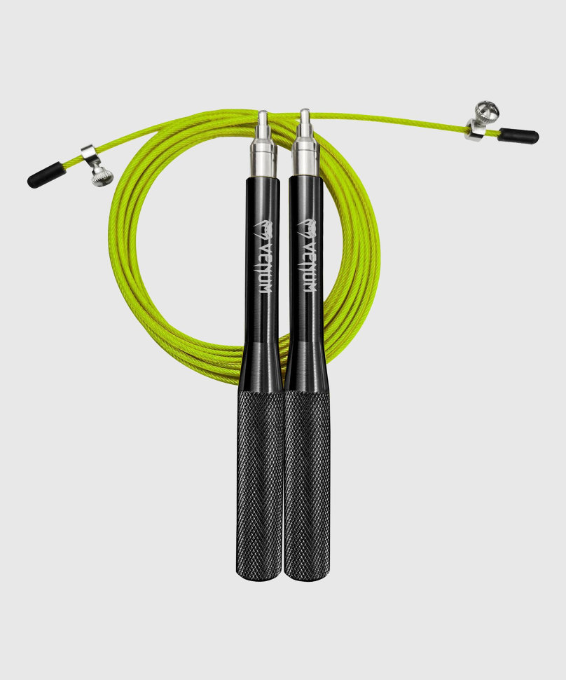 Скакалка Venum Thunder Evo Black/Neo Yellow Скакалка Venum Thunder Evo Black/Neo Yellow