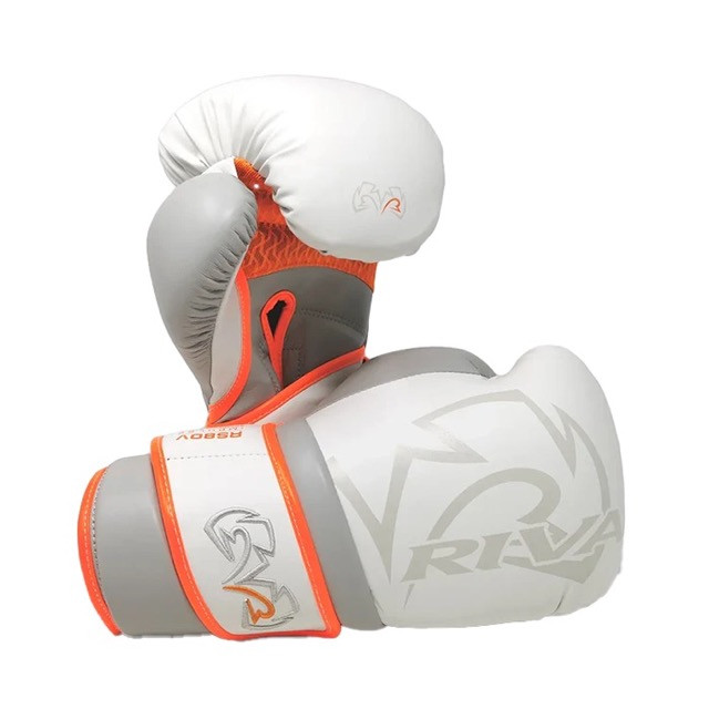 Перчатки RIVAL RS80V IMPULSE SPARRING GLOVES  White/ Orange 