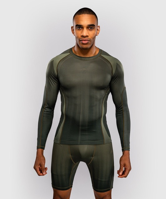 Рашгард Venum Stealth Khaki/Dark Green L/S
