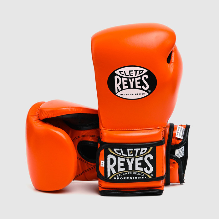 Перчатки тренировочные CLETO REYES на липучке Orange